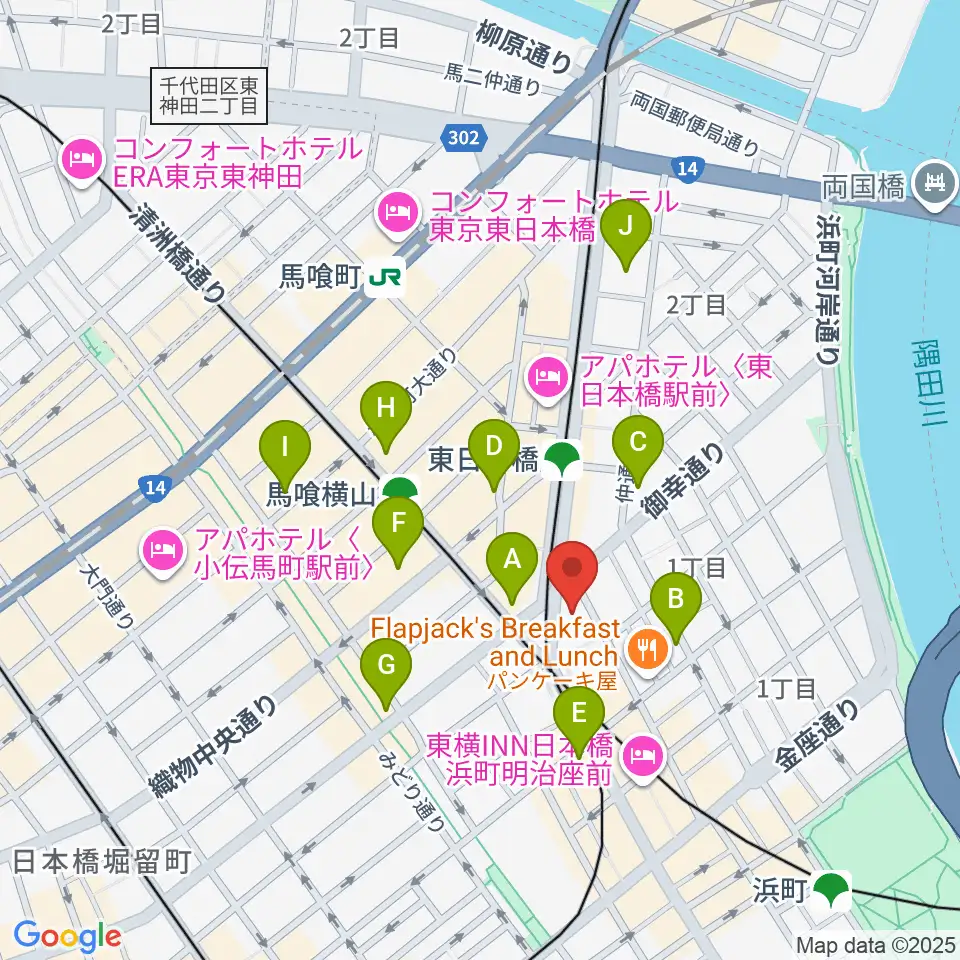 株式会社プリマ楽器周辺のコンビニエンスストア一覧地図