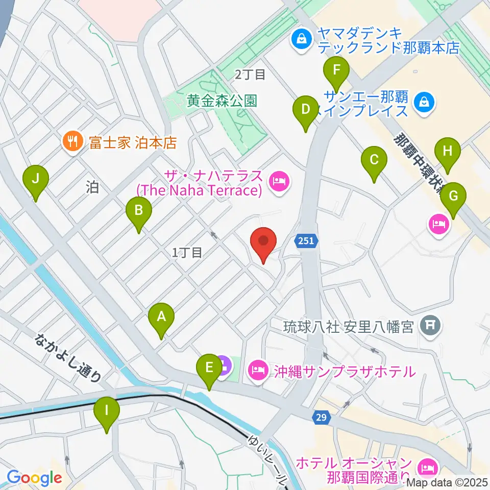 ヒーホースタジオ周辺のコンビニエンスストア一覧地図