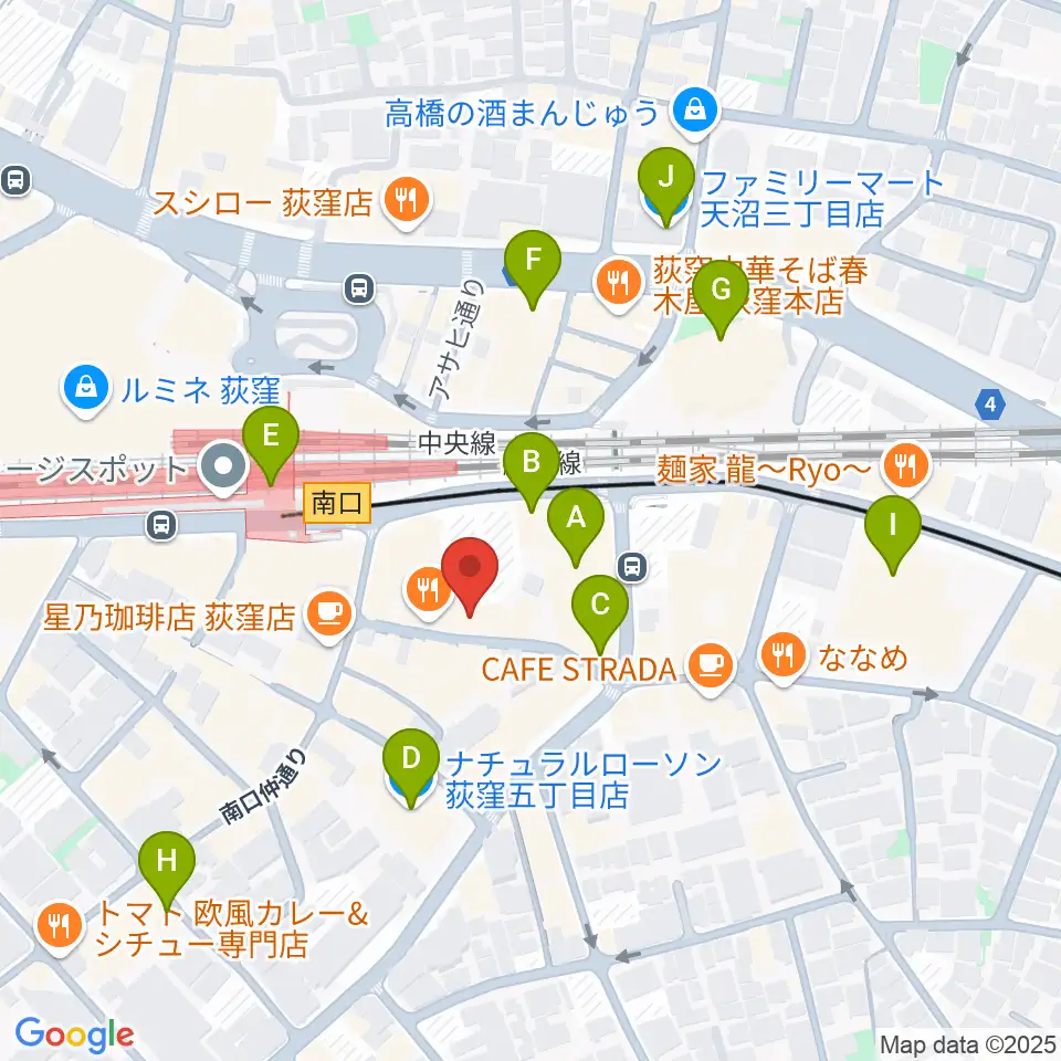 Studio Revival周辺のコンビニエンスストア一覧地図