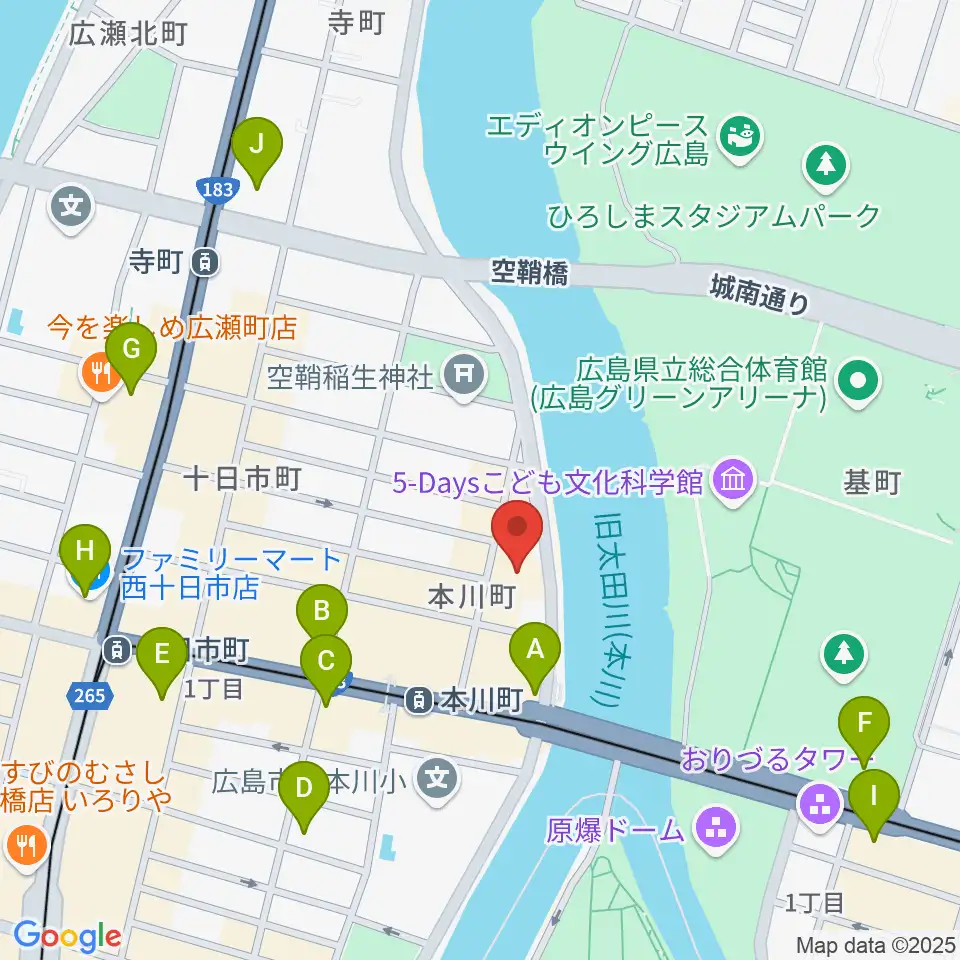 WAKOゲバントホール周辺のコンビニエンスストア一覧地図