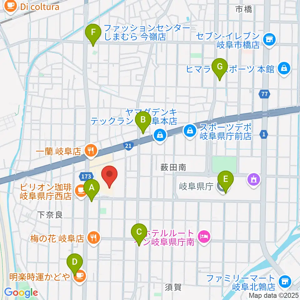 サラマンカホール周辺のコンビニエンスストア一覧地図
