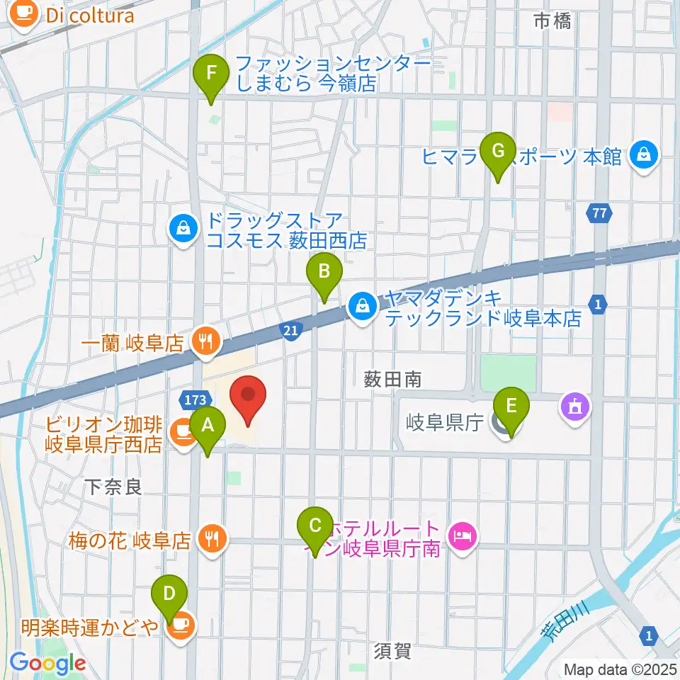サラマンカホール周辺のコンビニエンスストア一覧地図