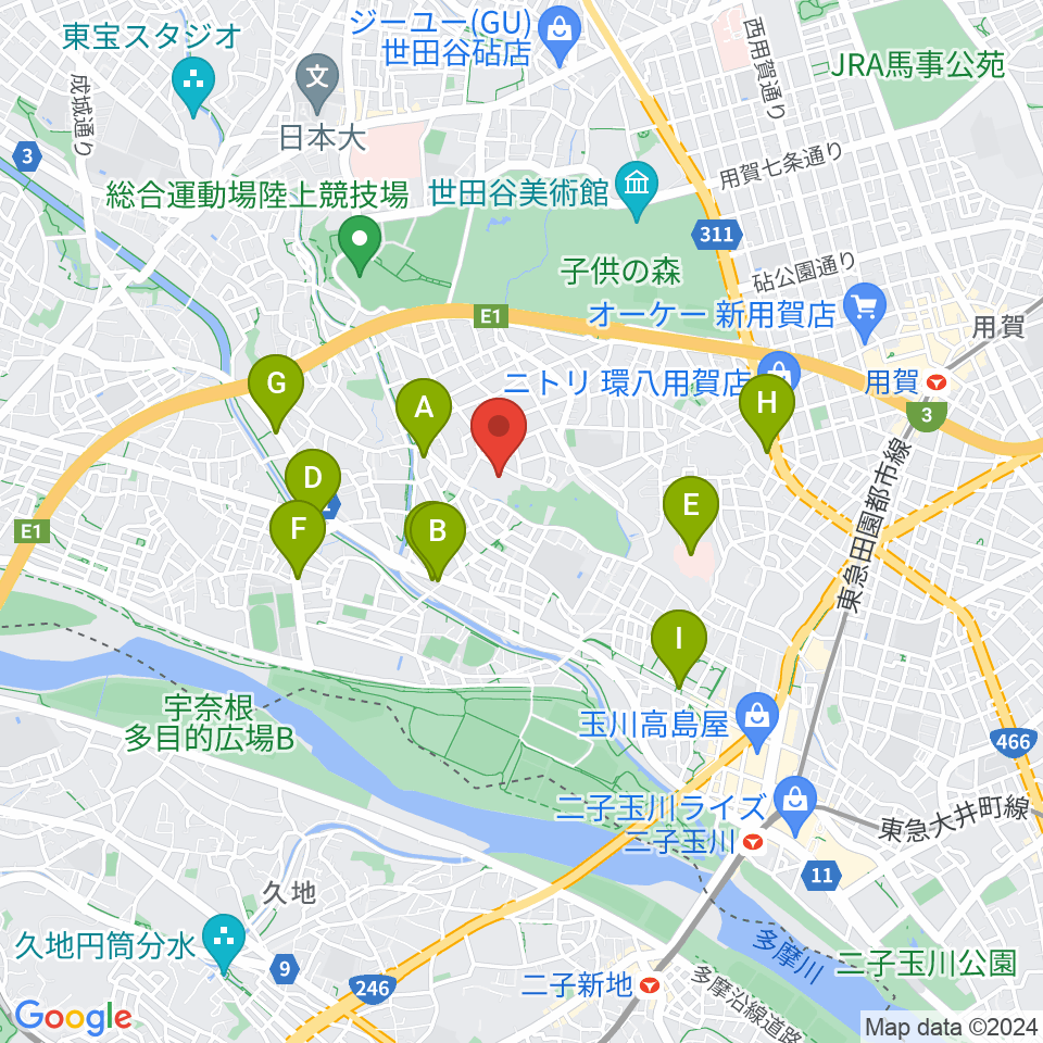 松本記念音楽迎賓館周辺のコンビニエンスストア一覧地図