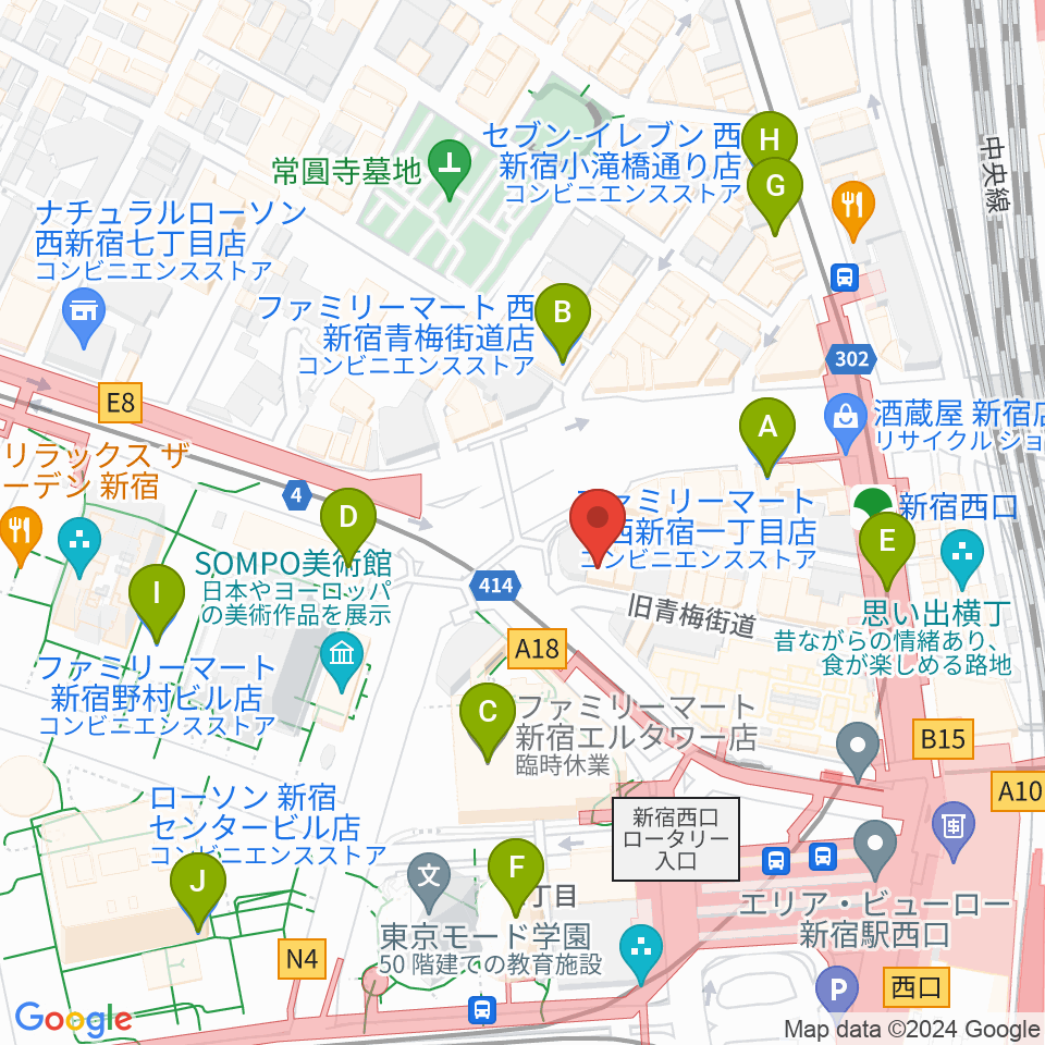 日本ダブルリード株式会社周辺のコンビニエンスストア一覧地図