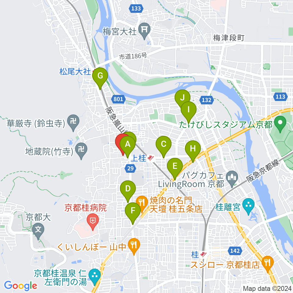 青山音楽記念館バロックザール周辺のコンビニエンスストア一覧地図