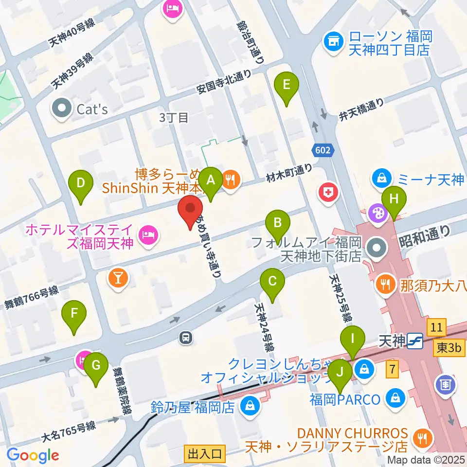 MRTミュージックスタジオ周辺のコンビニエンスストア一覧地図