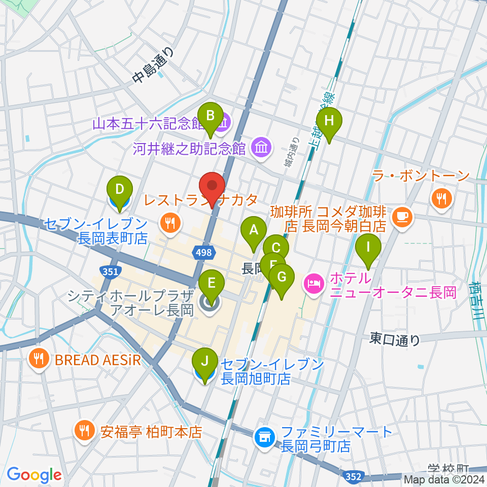 スタジオ・チャオ周辺のコンビニエンスストア一覧地図