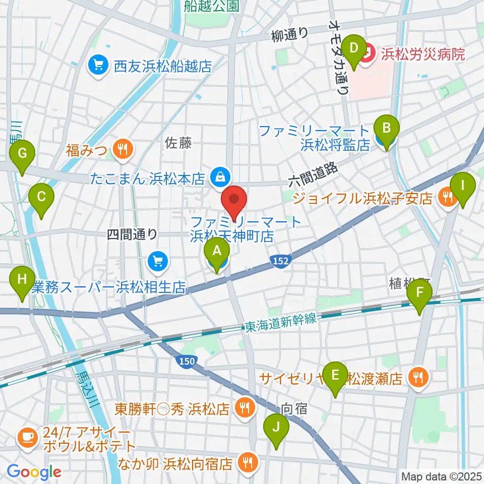 DT-RECORDING STUDIO周辺のコンビニエンスストア一覧地図