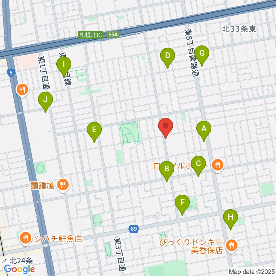 HIT STUDIO周辺のコンビニエンスストア一覧地図