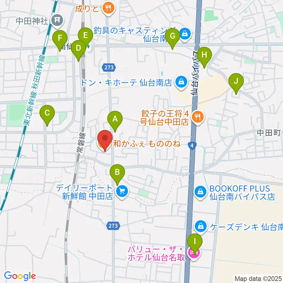 渡辺スタジオ周辺のコンビニエンスストア一覧地図