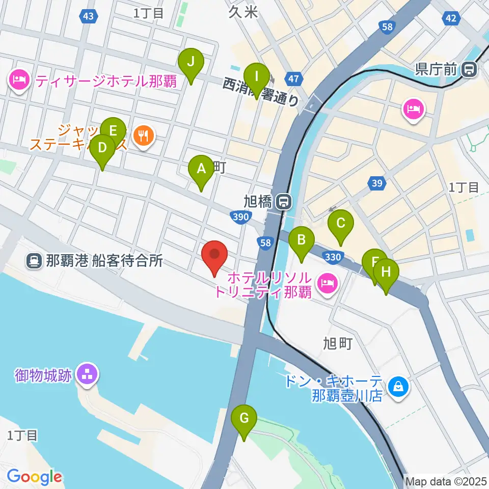 studio HYBRID周辺のコンビニエンスストア一覧地図