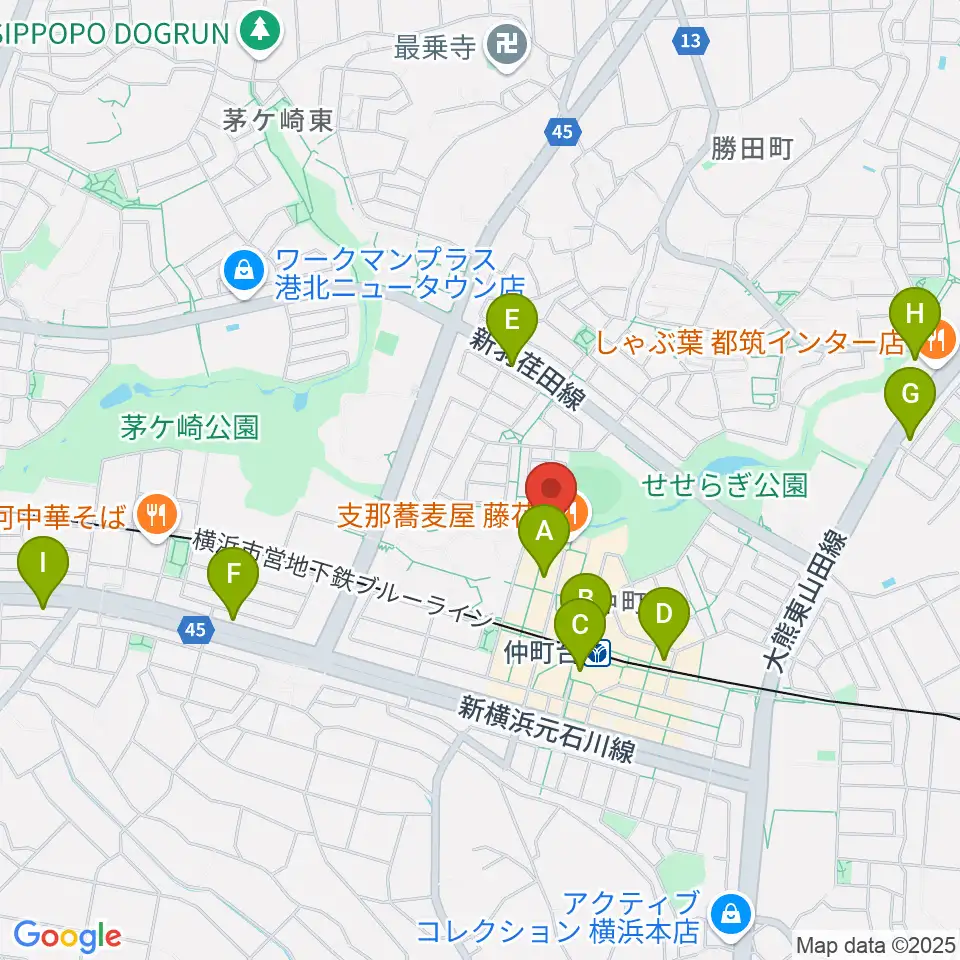 スタジオオーパーツ周辺のコンビニエンスストア一覧地図