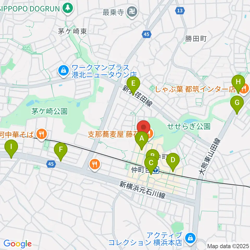 スタジオオーパーツ周辺のコンビニエンスストア一覧地図