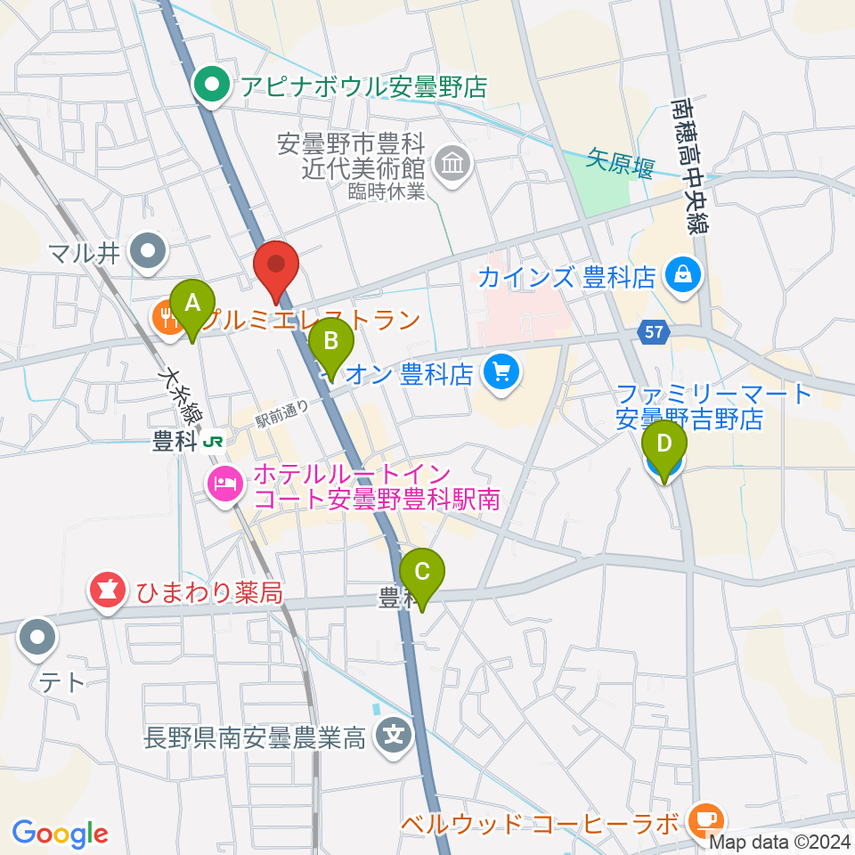 サウンドバーリューク周辺のコンビニエンスストア一覧地図