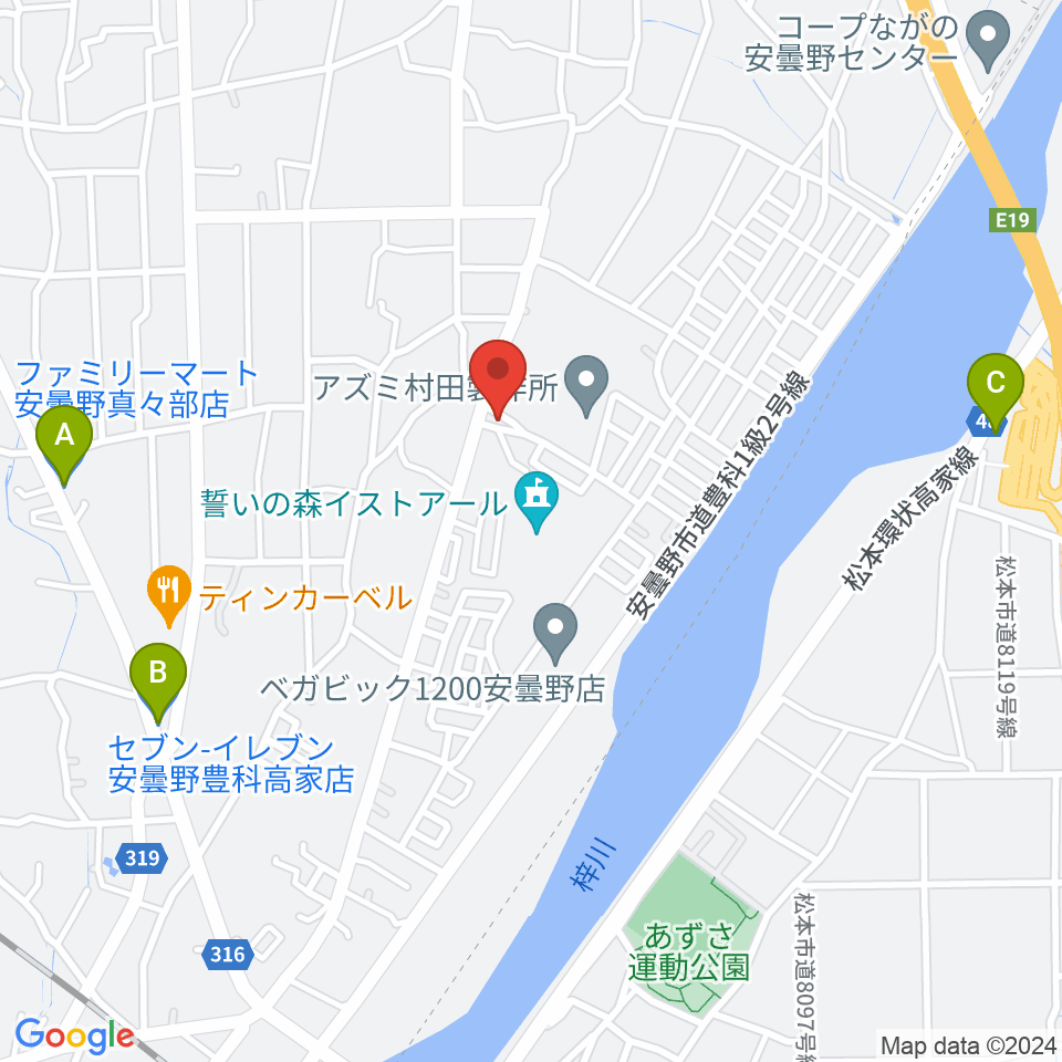 STUDIO JUNGLE周辺のコンビニエンスストア一覧地図