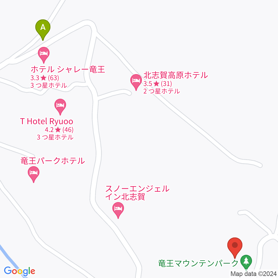 北志賀ホリデーイン周辺のコンビニエンスストア一覧地図