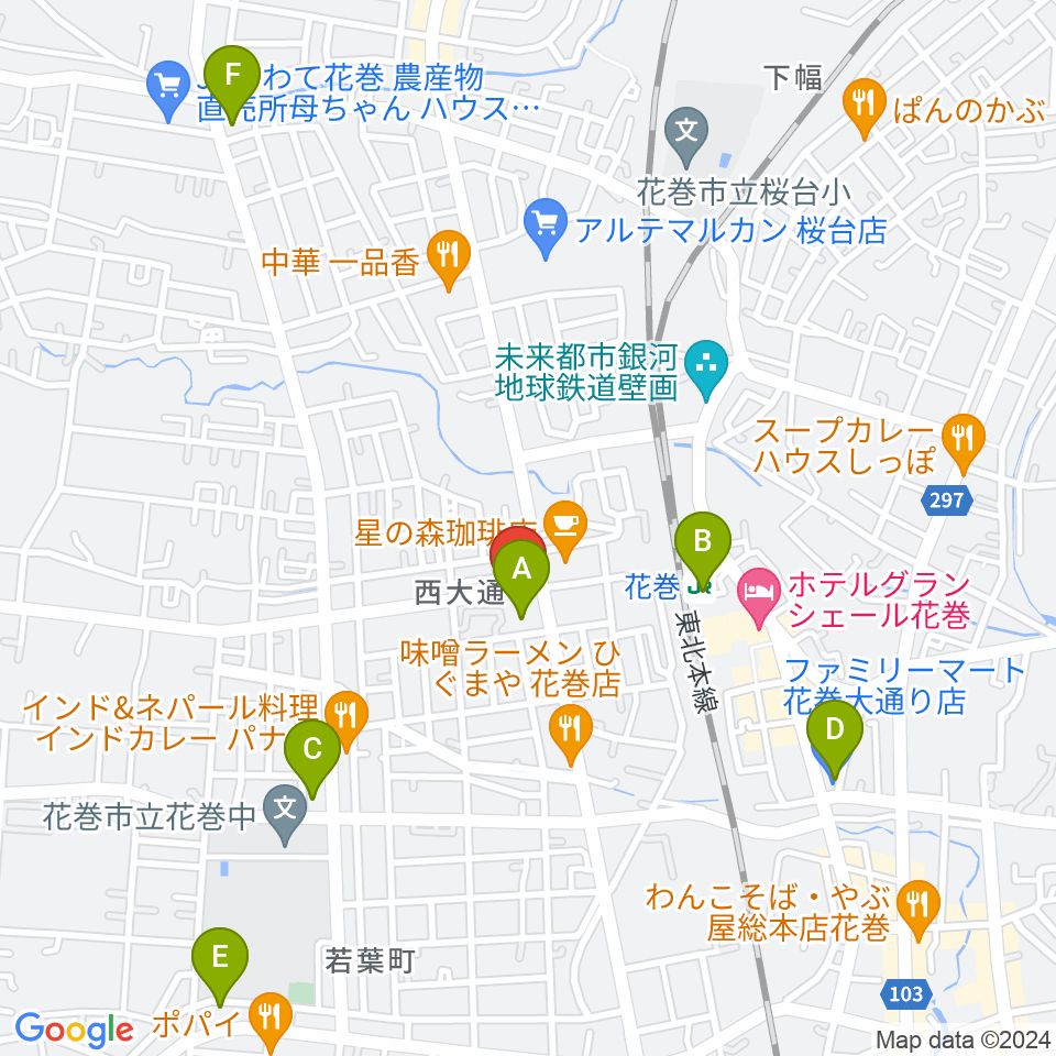 正時堂ピアノハウス周辺のコンビニエンスストア一覧地図