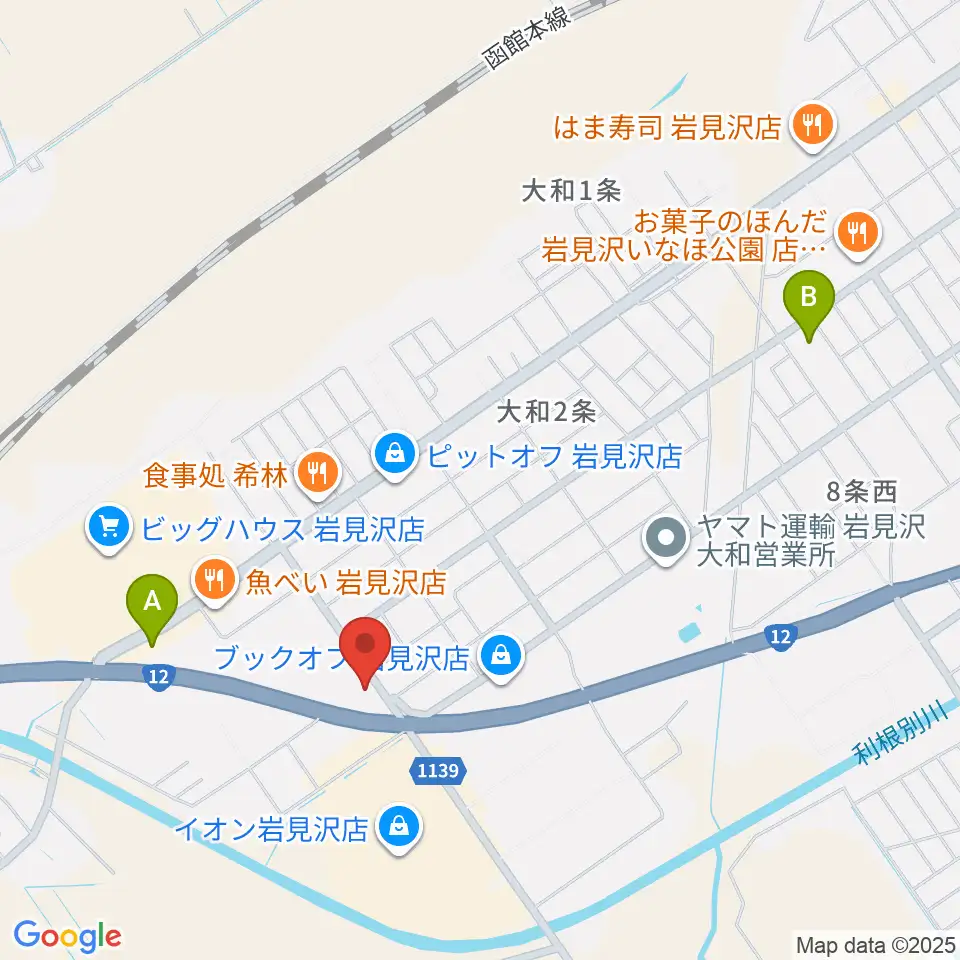 MP HALL周辺のコンビニエンスストア一覧地図