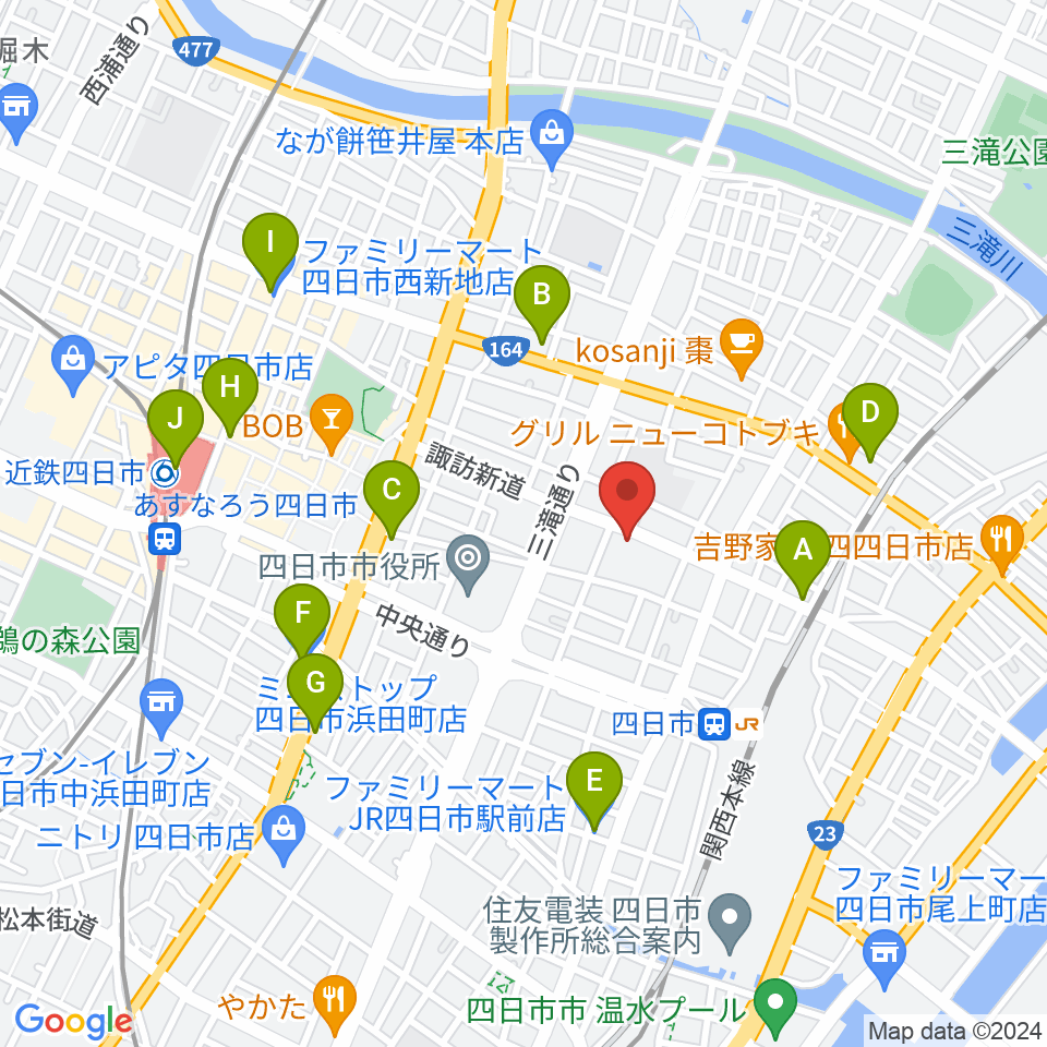 石田ピアノ教室周辺のコンビニエンスストア一覧地図