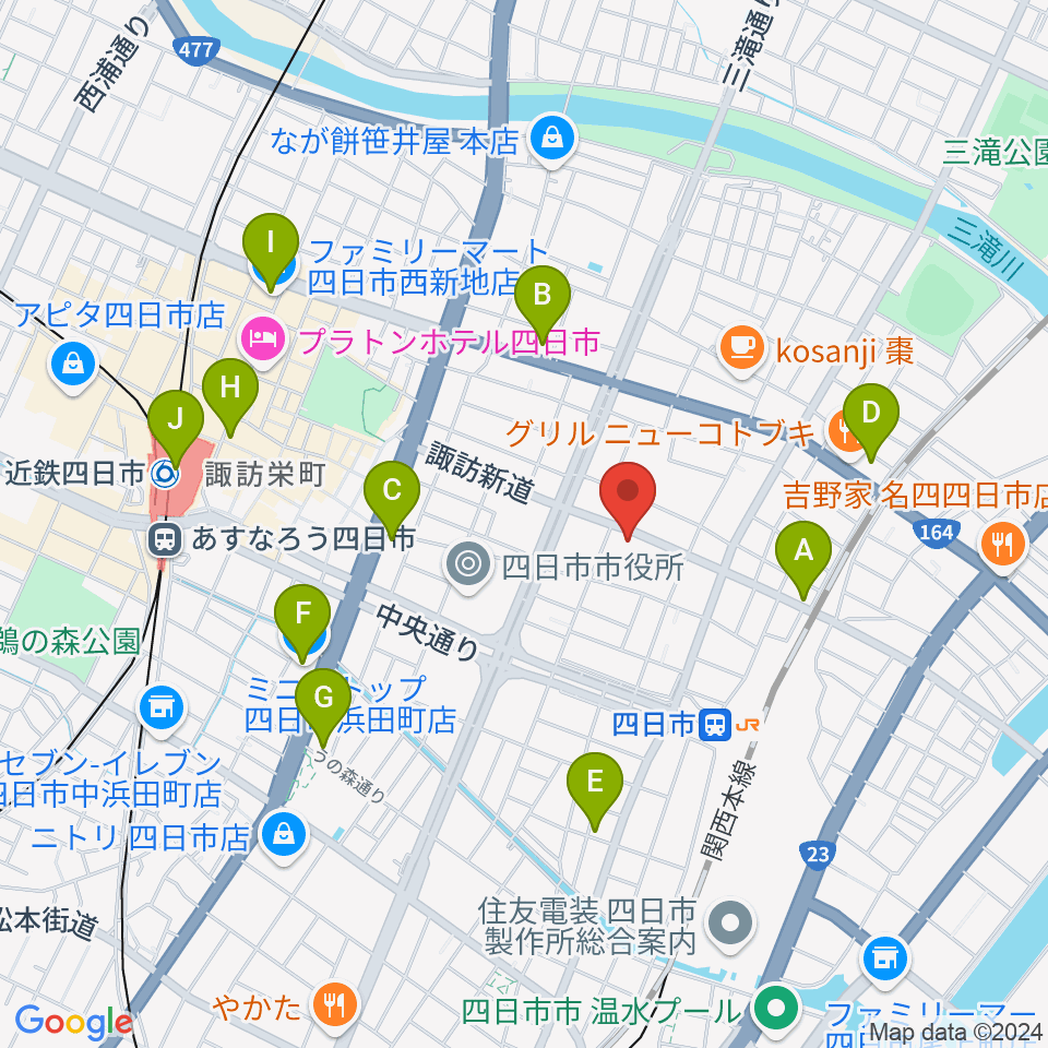 石田ピアノ教室周辺のコンビニエンスストア一覧地図