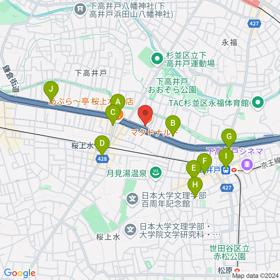 バイオリンレガート周辺のコンビニエンスストア一覧地図