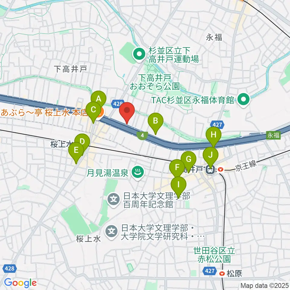 バイオリンレガート周辺のコンビニエンスストア一覧地図