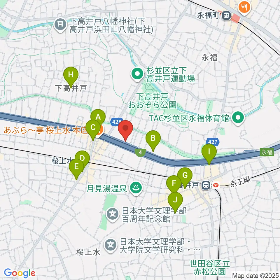 バイオリンレガート周辺のコンビニエンスストア一覧地図