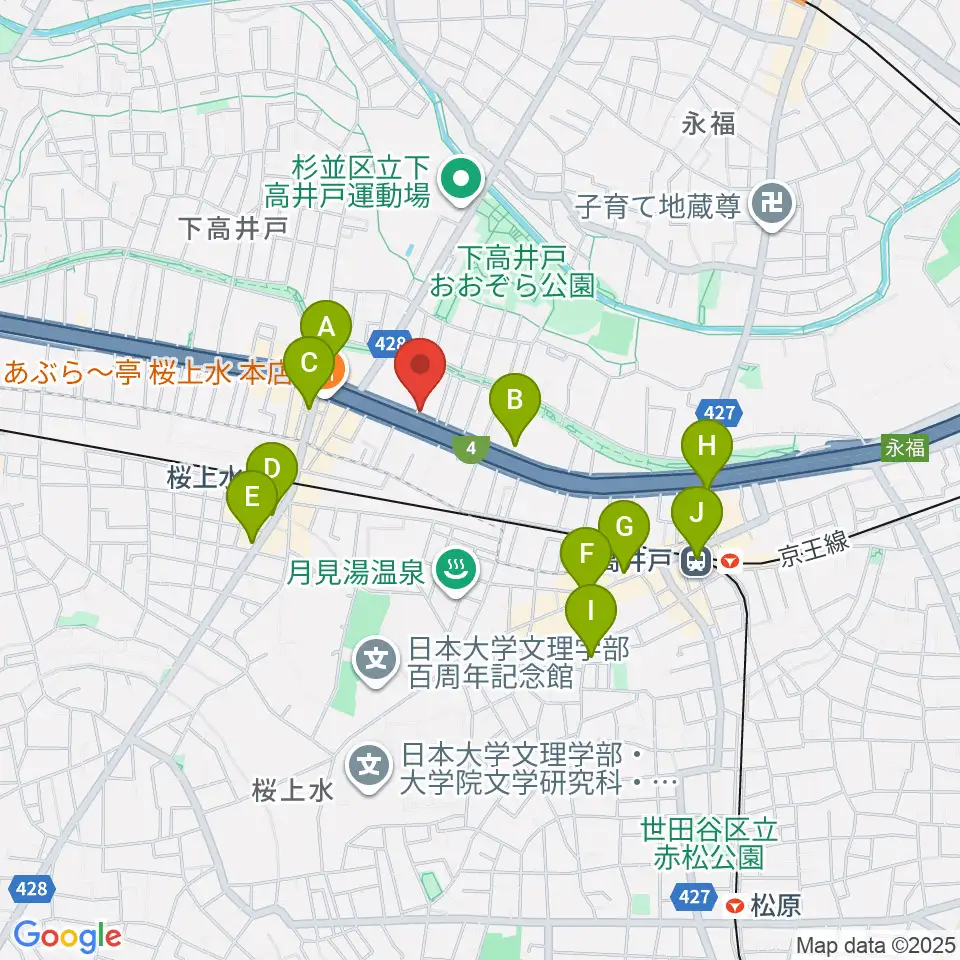 バイオリンレガート周辺のコンビニエンスストア一覧地図