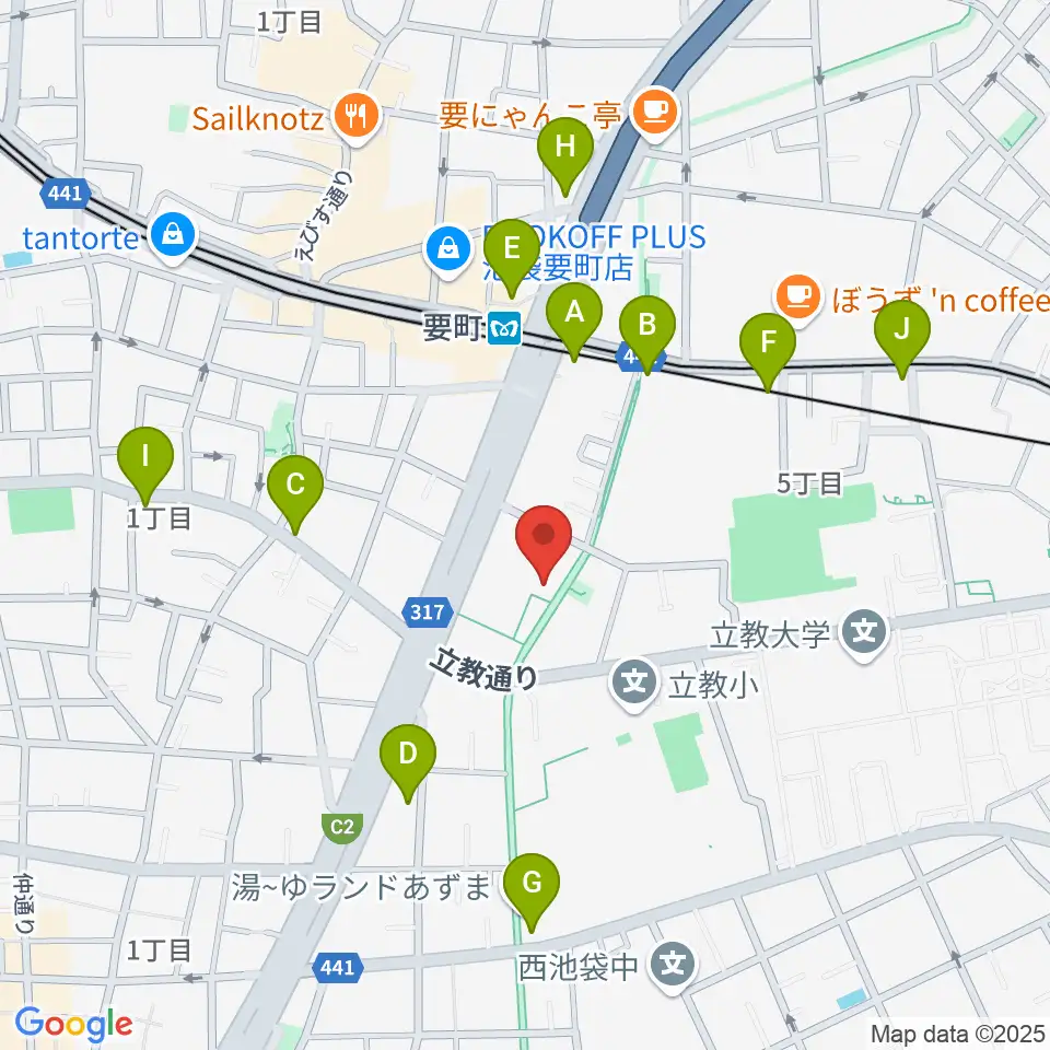 河野ギター製作所周辺のコンビニエンスストア一覧地図