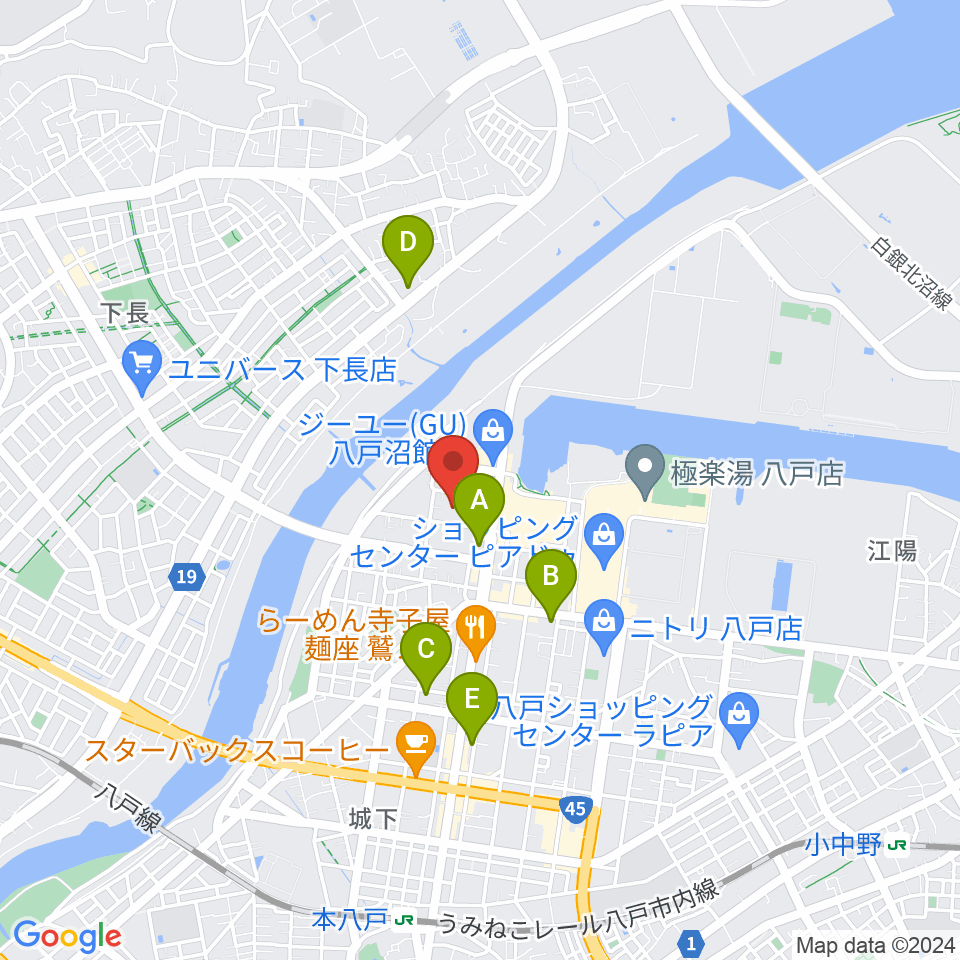 サウンドクリエイト周辺のコンビニエンスストア一覧地図