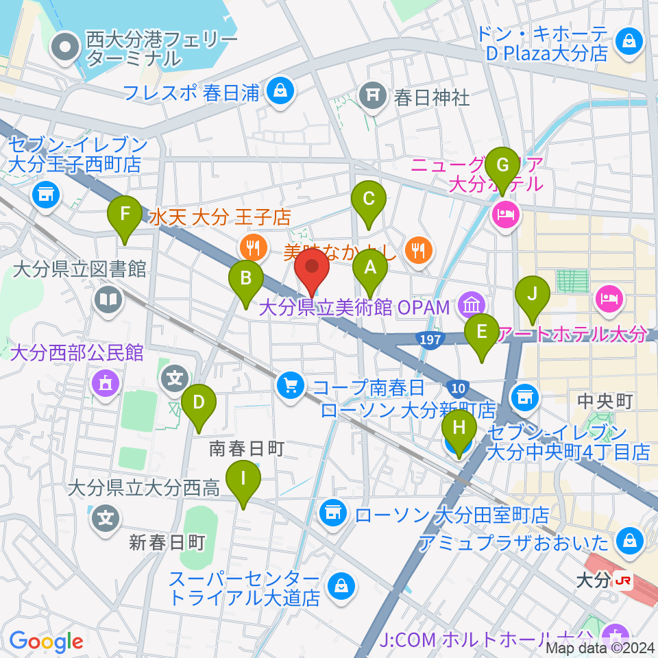 平和楽器周辺のコンビニエンスストア一覧地図