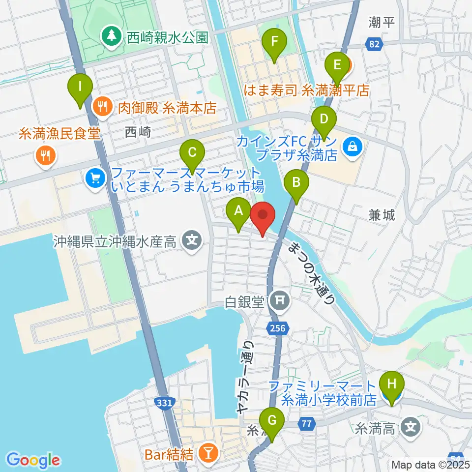 森の音楽館周辺のコンビニエンスストア一覧地図
