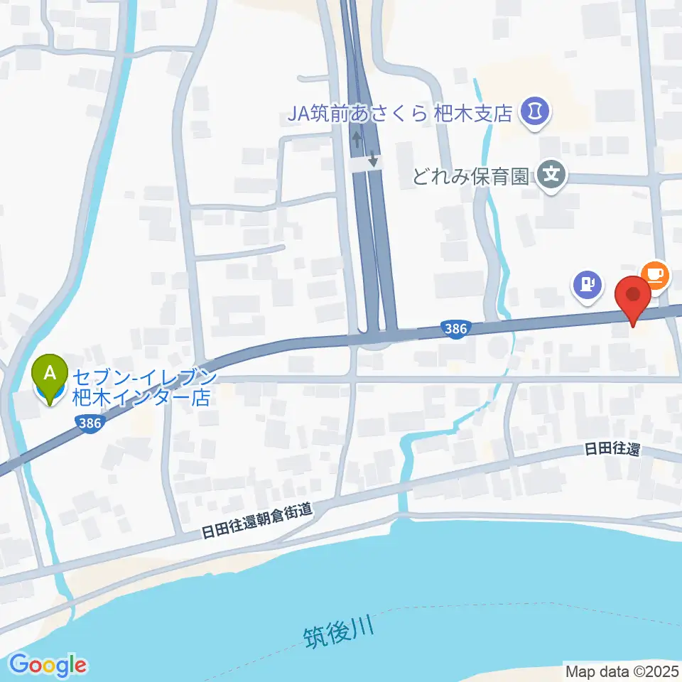 マツカワ楽器周辺のコンビニエンスストア一覧地図