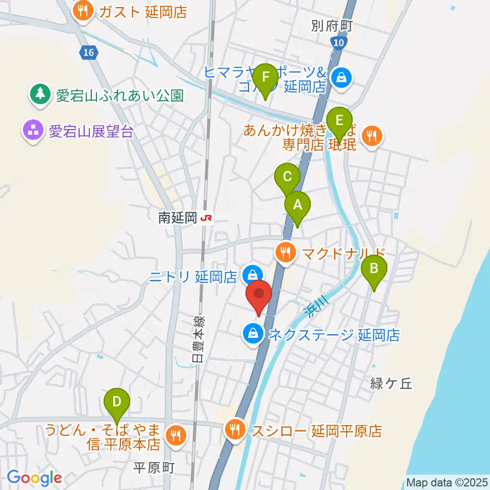 カジオンスタジオ 音楽教室周辺のコンビニエンスストア一覧地図