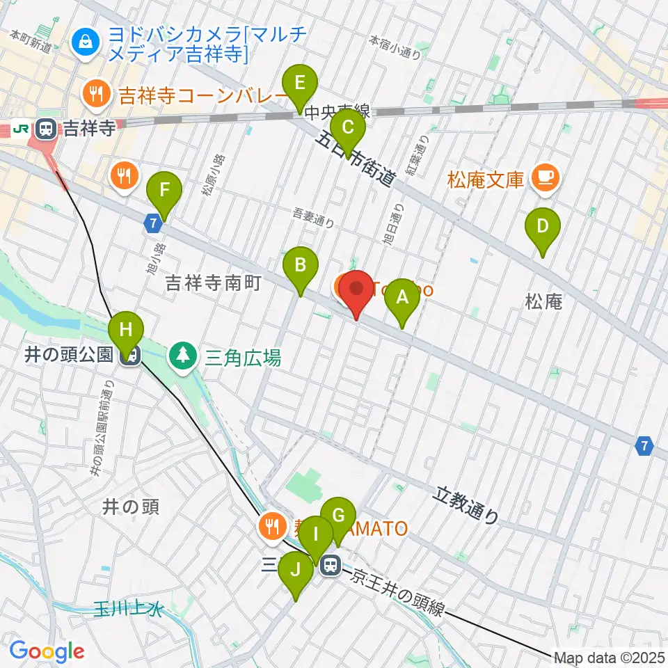Air GARAGE周辺のコンビニエンスストア一覧地図
