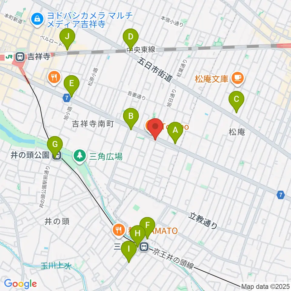 Air GARAGE周辺のコンビニエンスストア一覧地図