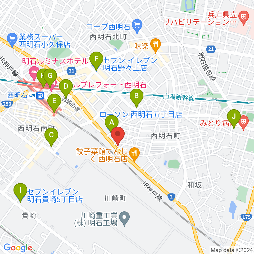 studio TRIAD周辺のコンビニエンスストア一覧地図