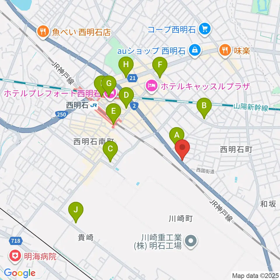 スタジオトライアード周辺のコンビニエンスストア一覧地図