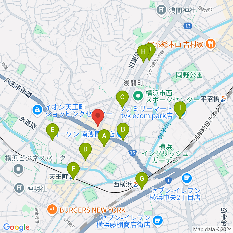 スタジオOUT of DATE周辺のコンビニエンスストア一覧地図