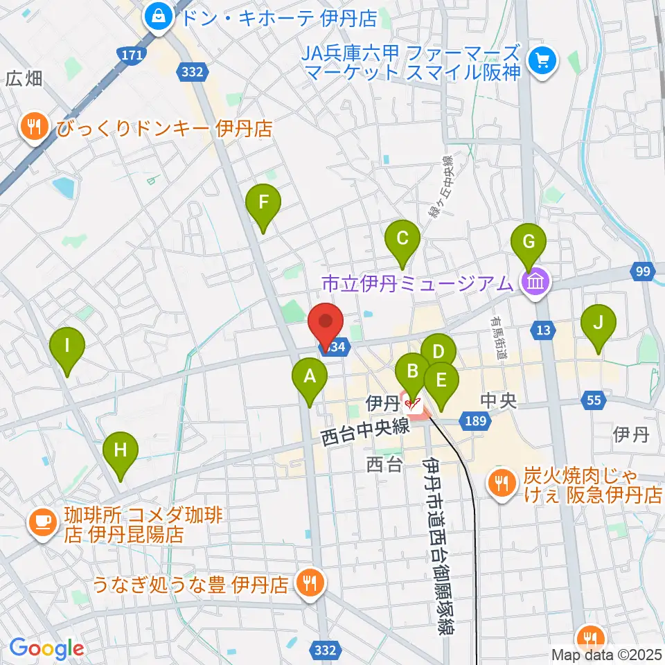 とらいする周辺のコンビニエンスストア一覧地図