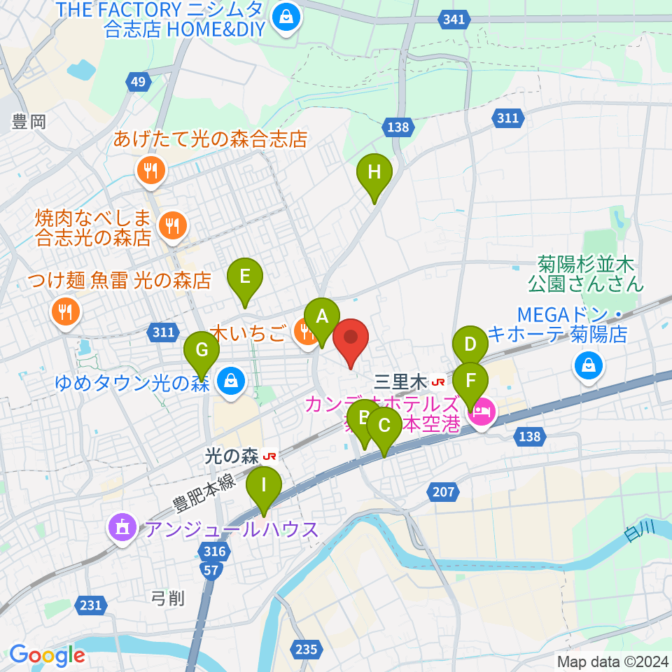 スタジオグリーム周辺のコンビニエンスストア一覧地図