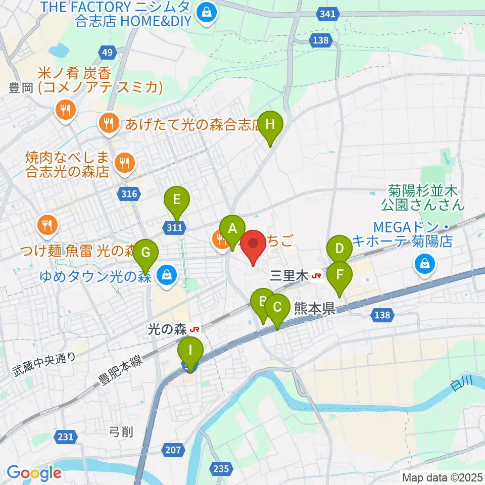 スタジオグリーム周辺のコンビニエンスストア一覧地図