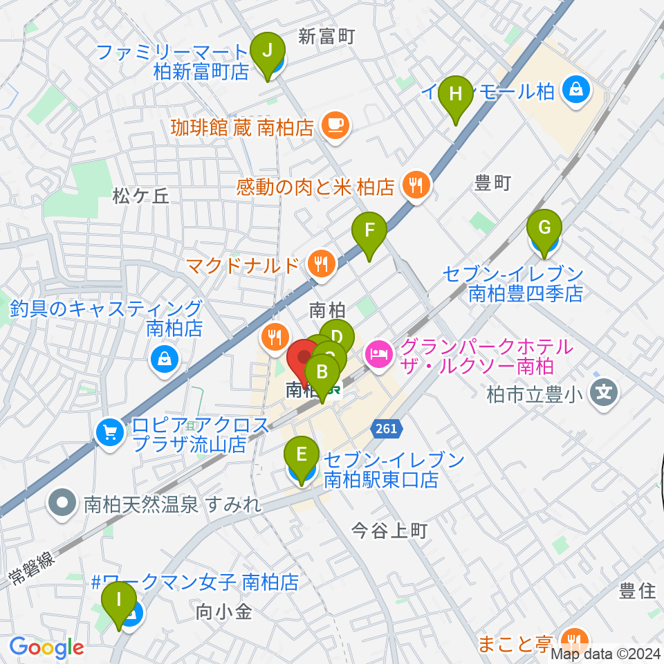 ワールドビーツ周辺のコンビニエンスストア一覧地図