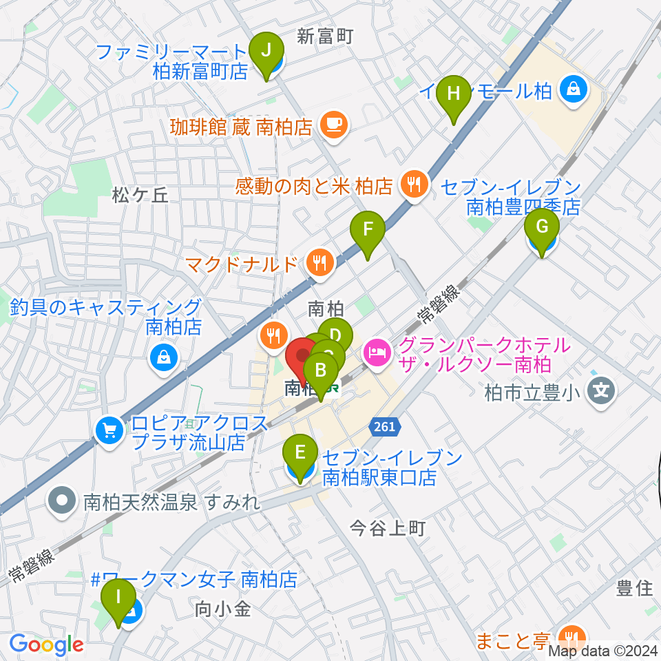 ワールドビーツ周辺のコンビニエンスストア一覧地図