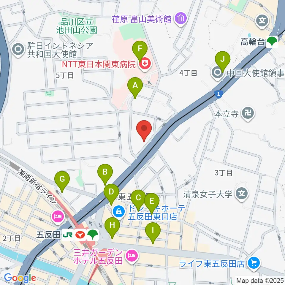 アルモニーア周辺のコンビニエンスストア一覧地図