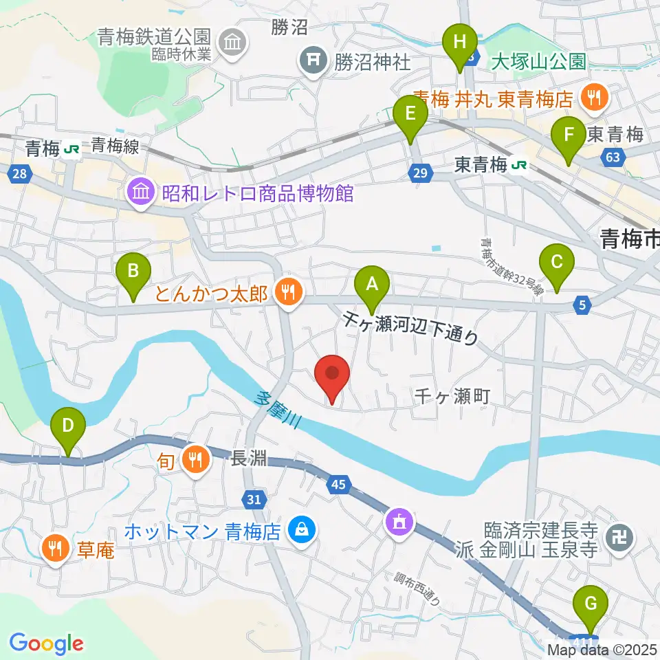 邦声堂周辺のコンビニエンスストア一覧地図