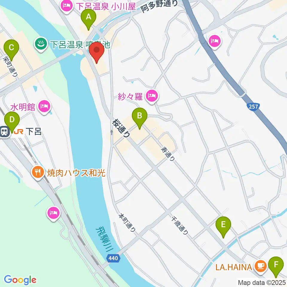 Coo's  クマザキ楽器周辺のコンビニエンスストア一覧地図