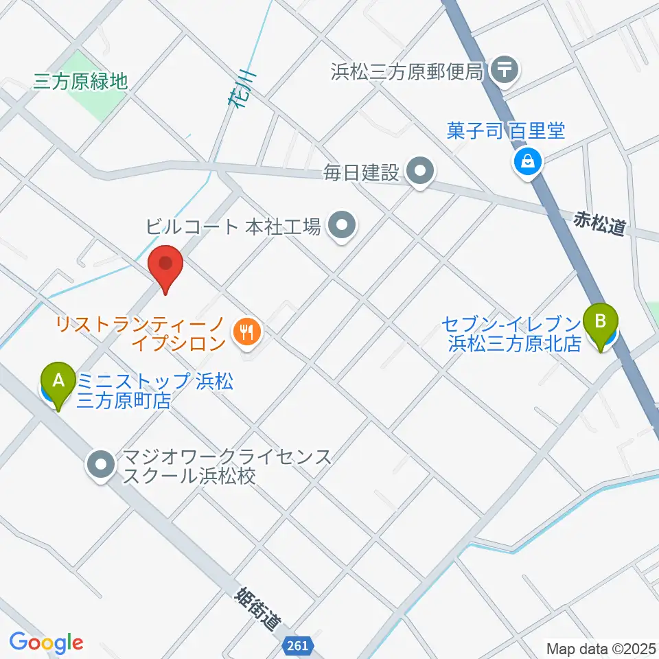 株式会社アサヒピアノ周辺のコンビニエンスストア一覧地図