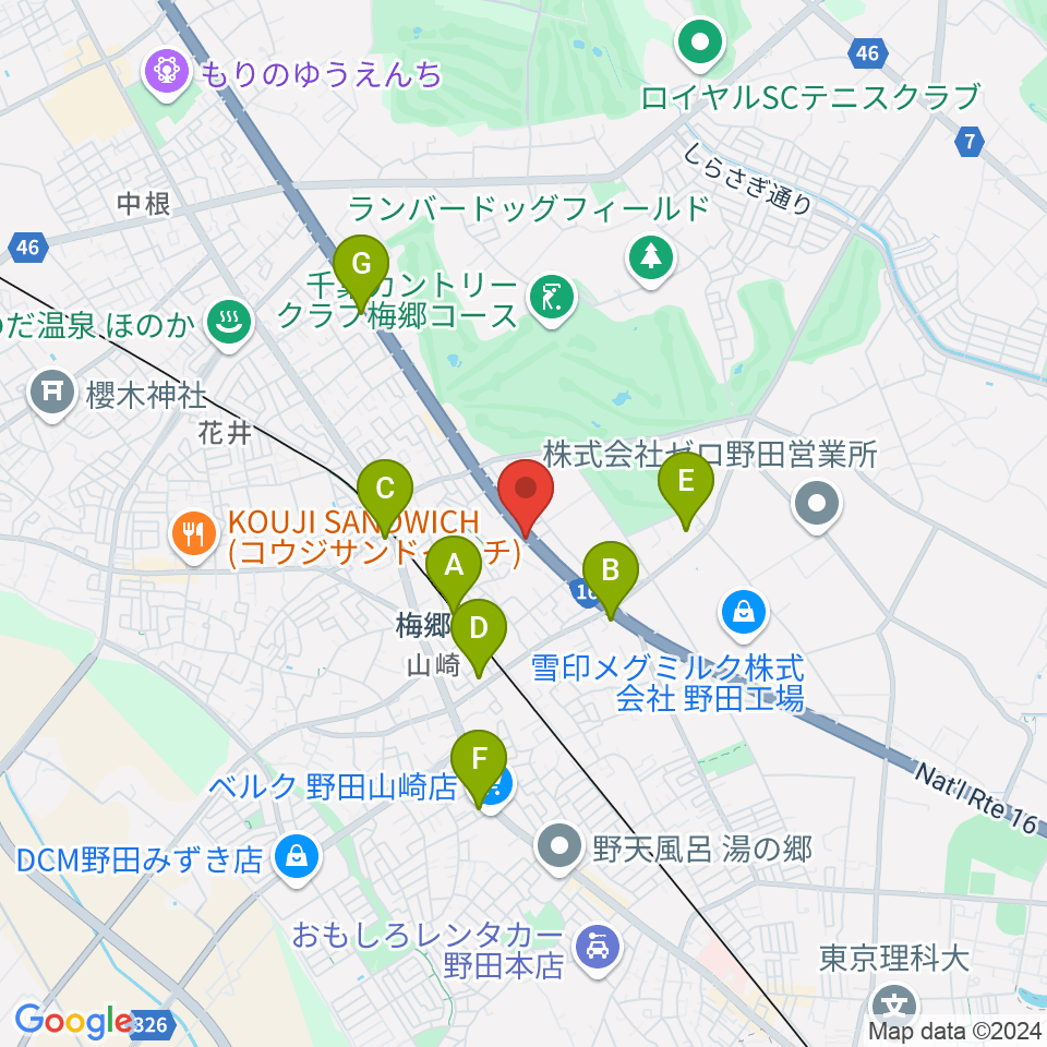 株式会社ピアノプラザ周辺のコンビニエンスストア一覧地図