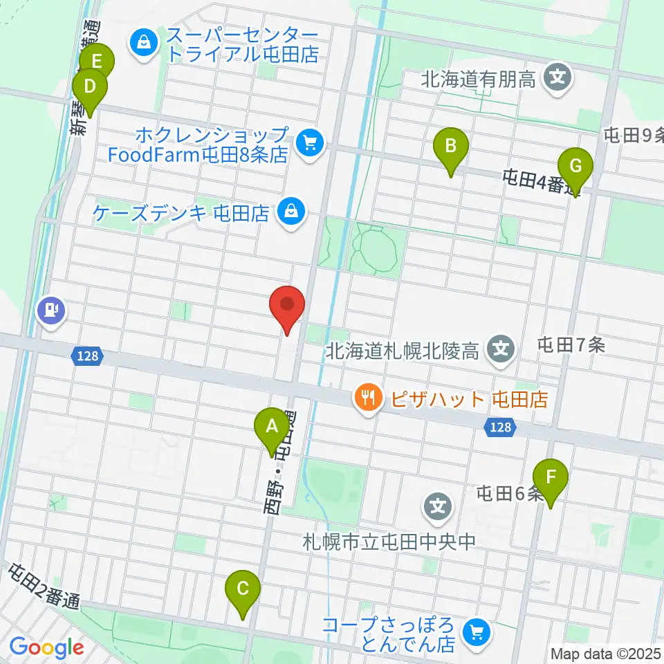 小林雅巳ピアノ調律所周辺のコンビニエンスストア一覧地図